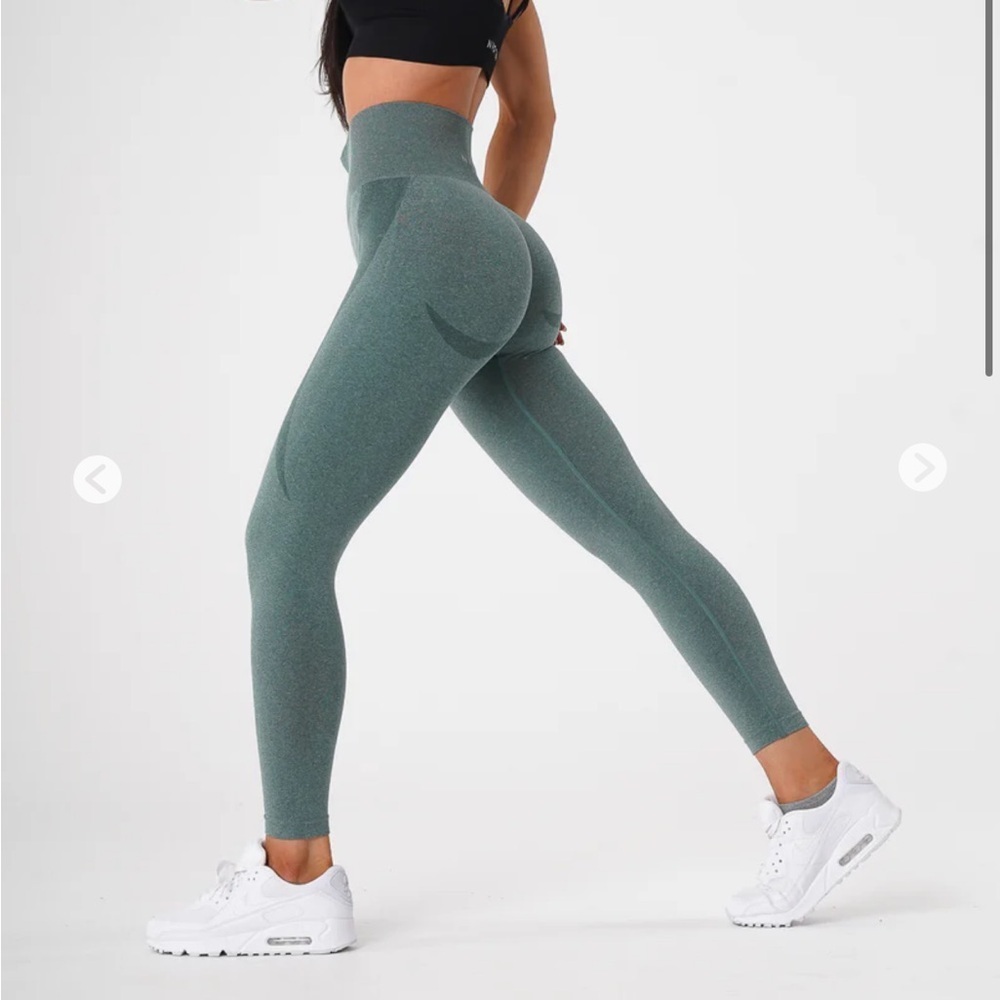 NVGTN Forest Green Contour Seamless Leggings - Picture 11 of 11